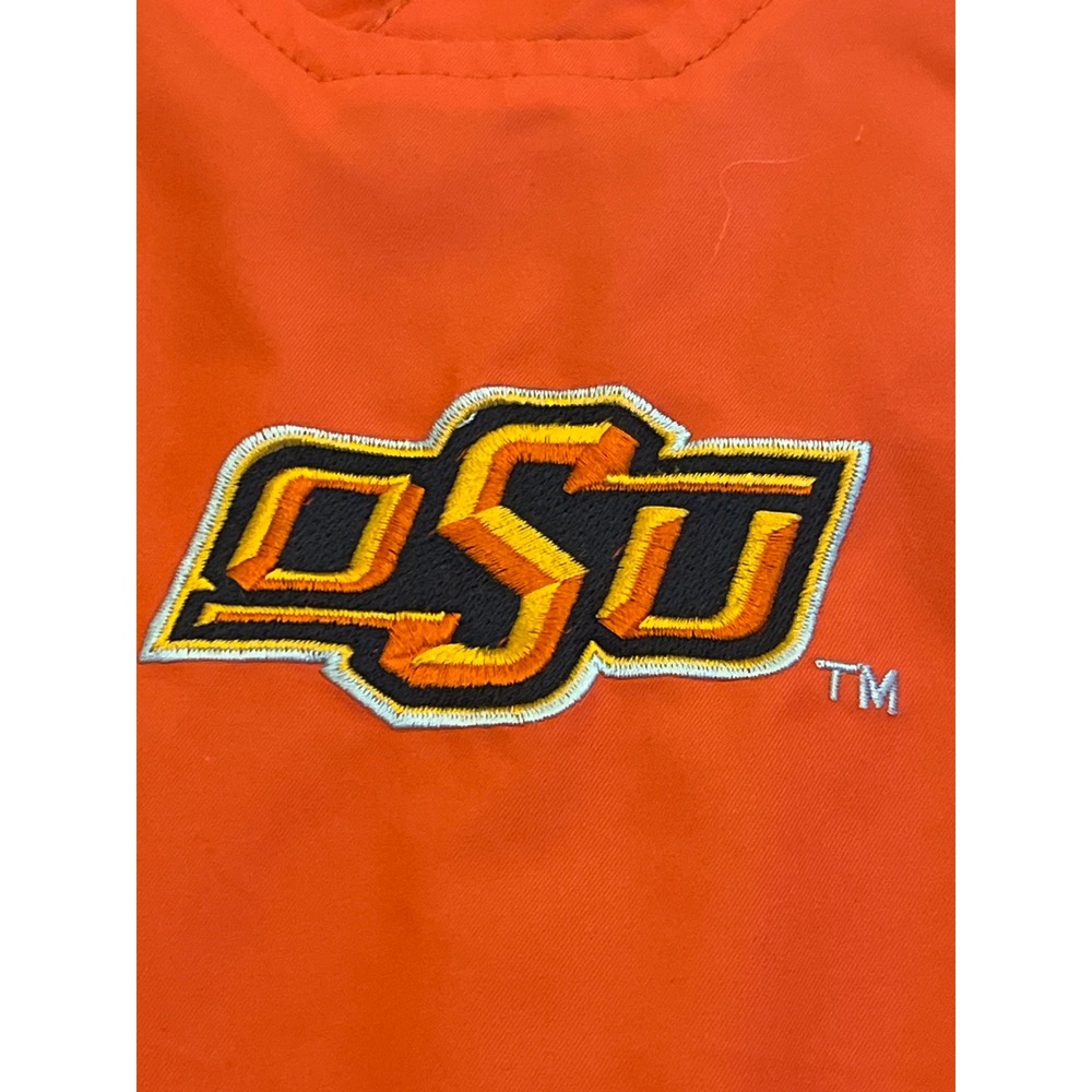 Vesi Sportswear Oklahoma State OSU Cowboys Windbreaker Pullover Mens XL Orange
